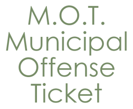 Municipal Offense Ticket