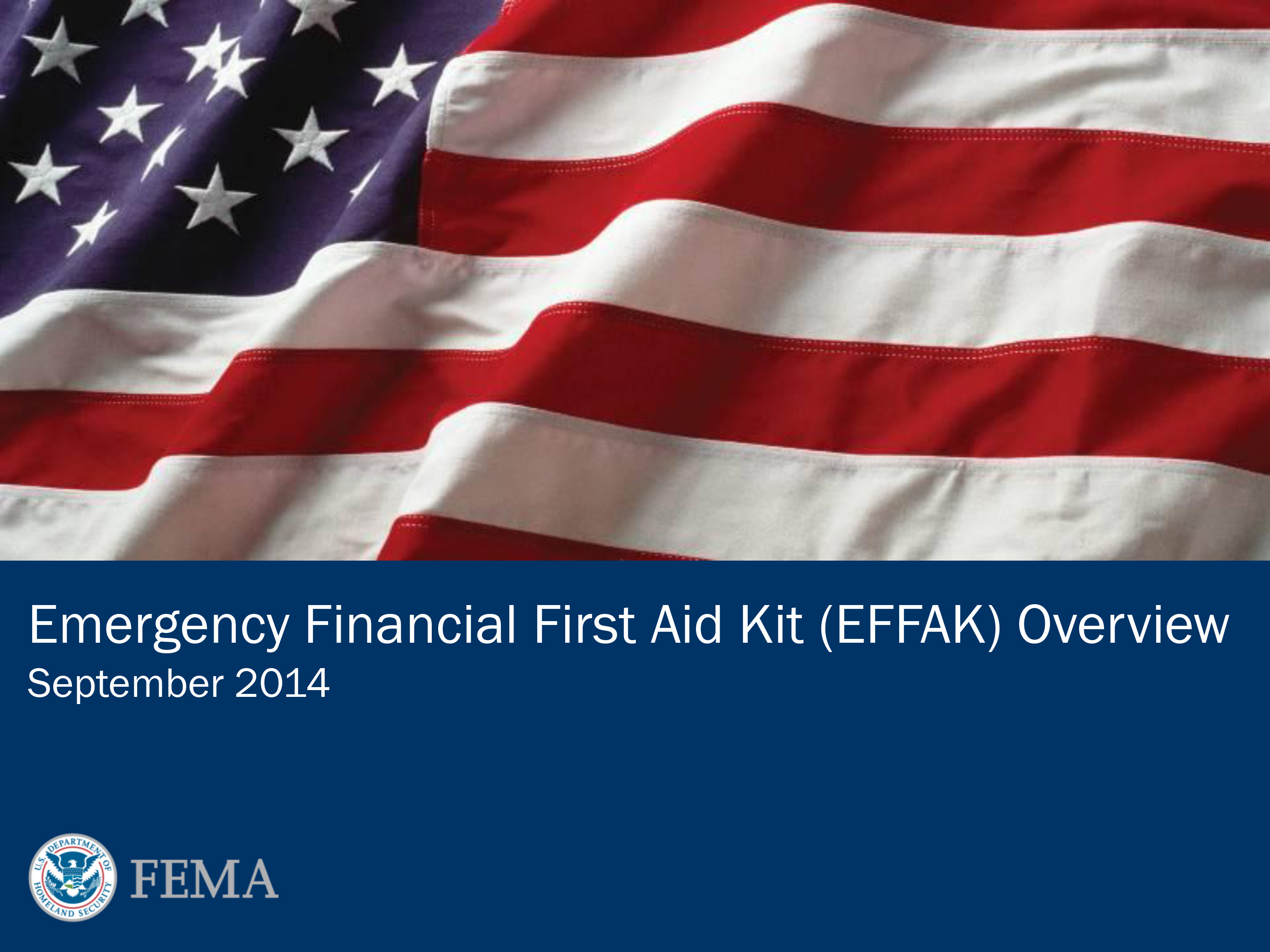 Detailed overview of the Emergency Financial First Aid Kit, which helps with financial preparedness.