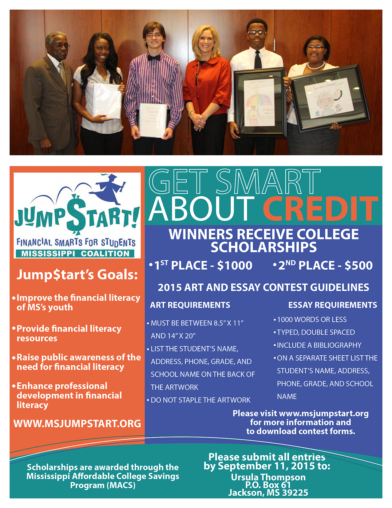 2015 Art and Essay Contest Flyer