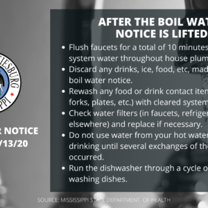 Hattiesburg’s Boil Water Notice Is Lifted