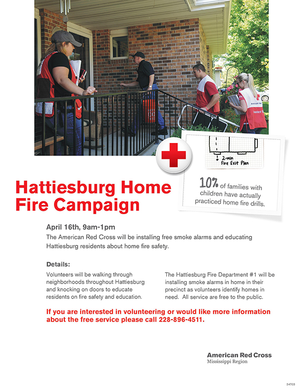 Hattiesburg Home Fire Campaign