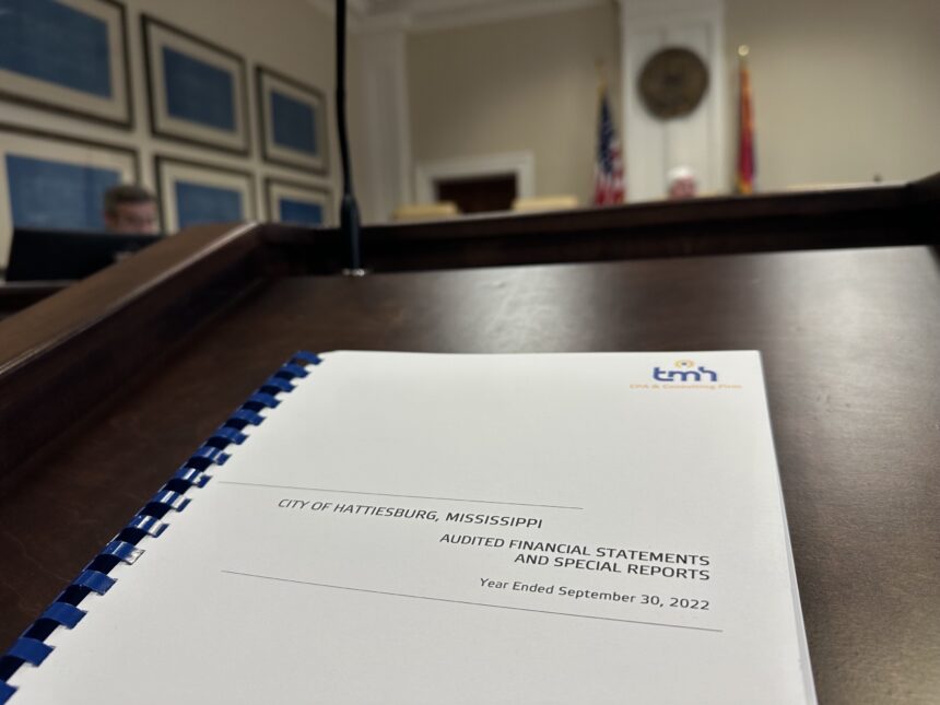 Hattiesburg City Council Receives FY 2022 Audit