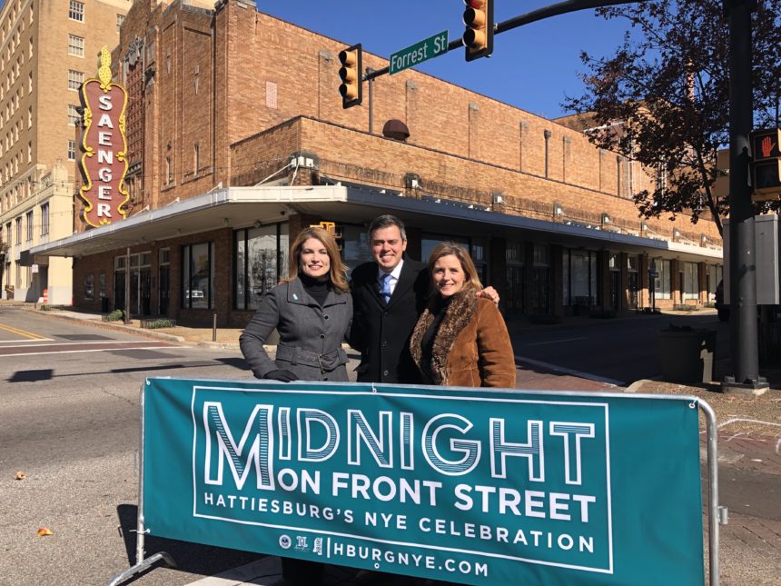 Hattiesburg to Celebrate New Year’s Eve with Hub Sign Drop & Fireworks