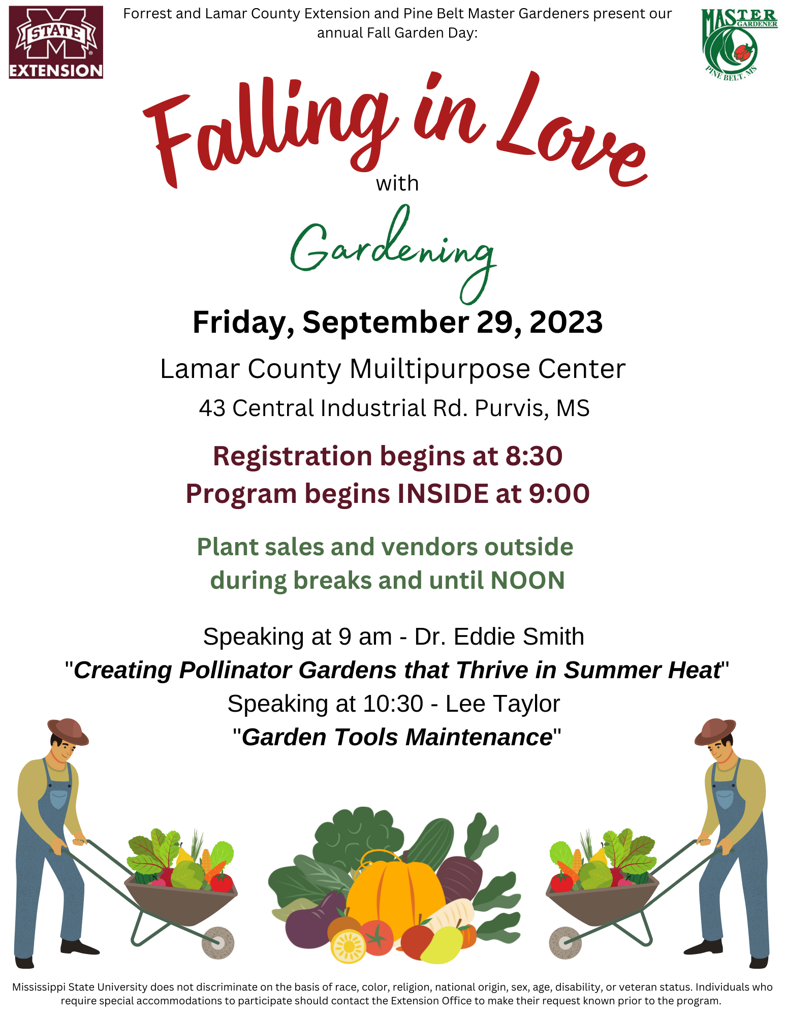 Pine Belt Master Gardeners Fall Garden