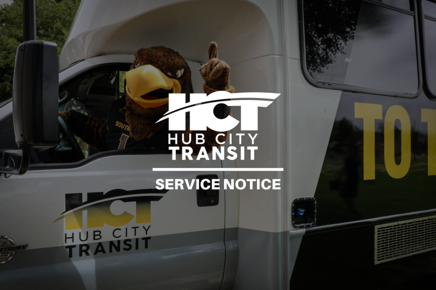 HCT Operates Limited Service for Gold Route During Holidays