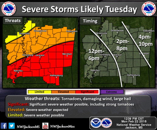 Threat of Severe Weather For Tomorrow