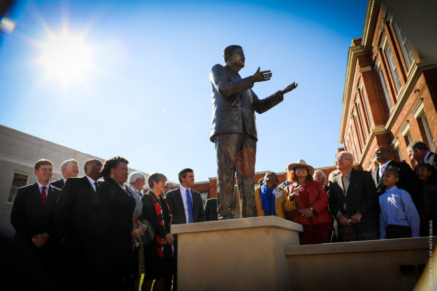 Forrest County and Partners Dedicate Statue for Civil Rights Leader Vernon F. Dahmer, Sr.