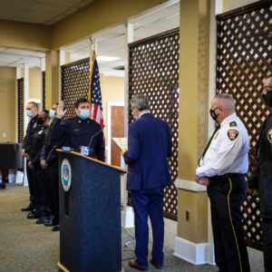 Six Lateral Transfers Sworn In for Hattiesburg Police & Fire