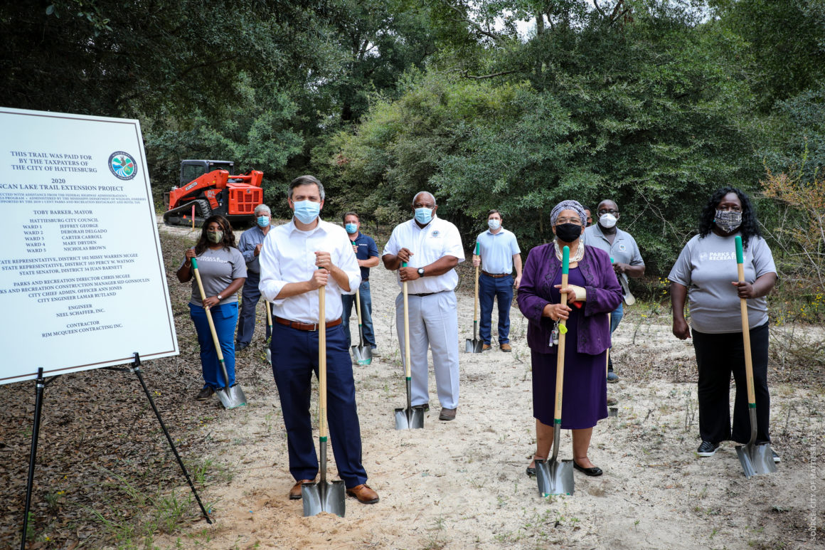 Your Penny at Work Hattiesburg Breaks Ground on Duncan Lake Trail