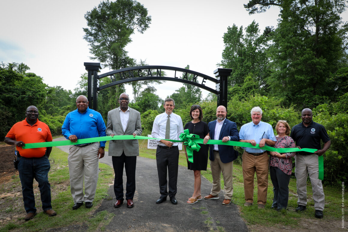 Hattiesburg Cuts Ribbon on Duncan Lake Trail Extension City of