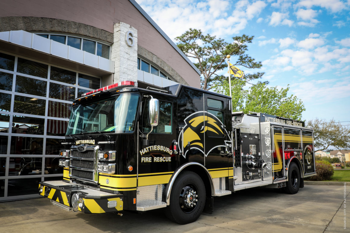Hattiesburg Fire Department Reveals Fleet Addition “Screaming Eagle” City of Hattiesburg