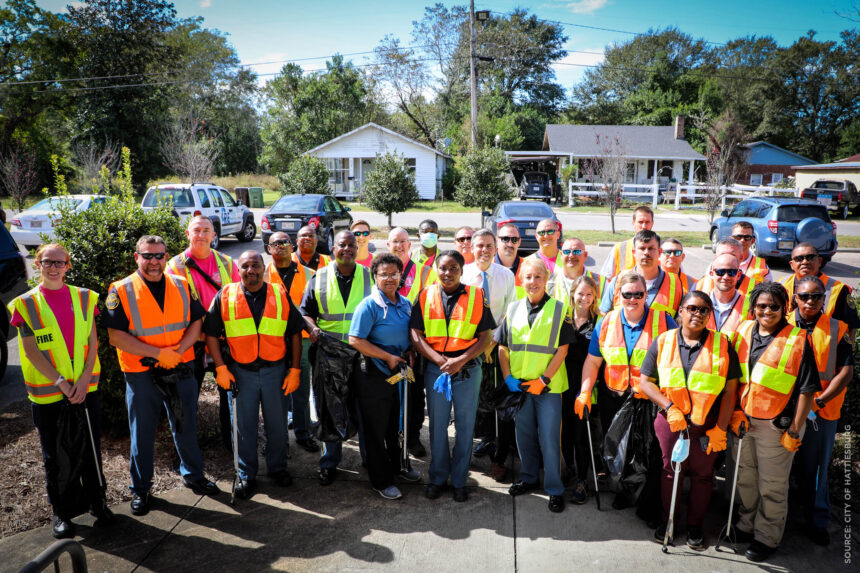 Hattiesburg Fire and Police Kick Off Make a Difference Day Celebrations