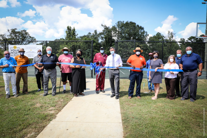 Your Penny at Work: Ribbon Cutting for East 8th Street Courts