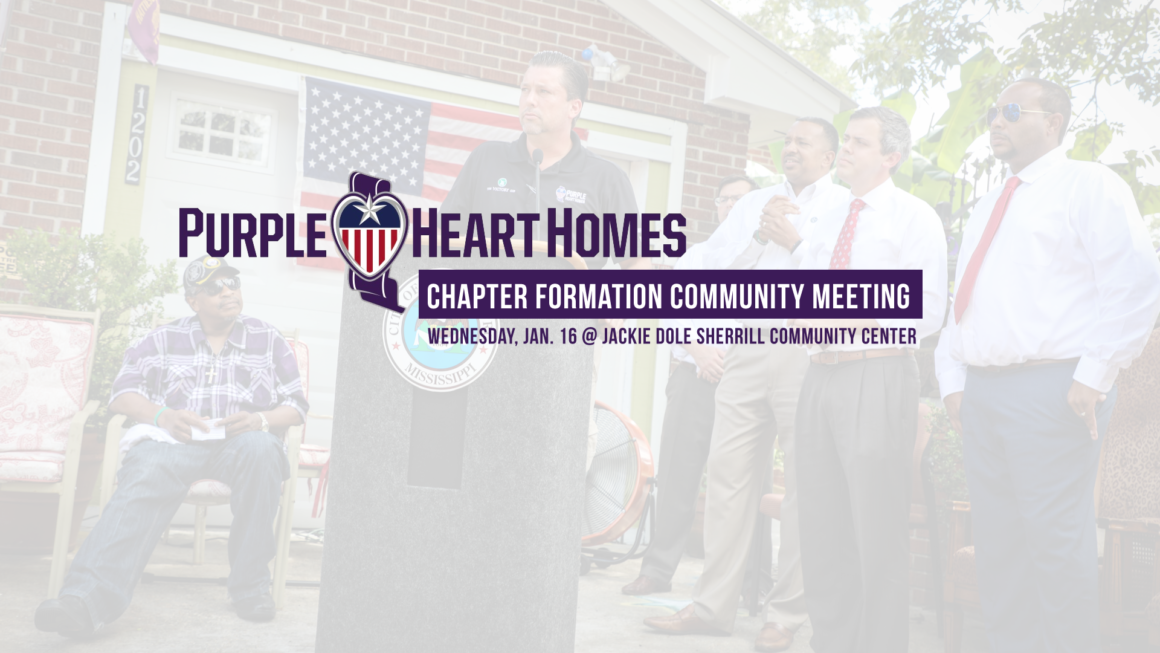 Purple Heart Homes Chapter Formation Meeting City of Hattiesburg