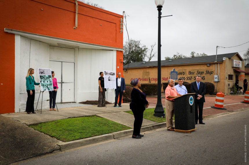 Hattiesburg and Convention Commission to Restore the Historic Smith Drug Co. on Mobile Street