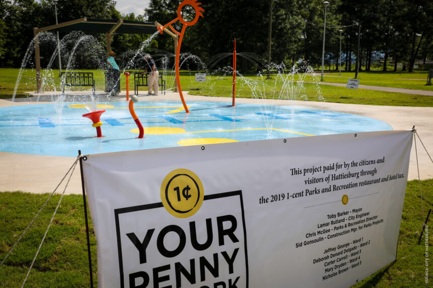 Hattiesburg Opens Splash Pad in Palmers Crossing Community