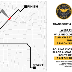 Hattiesburg PD + City to Assist with Turbine Transport